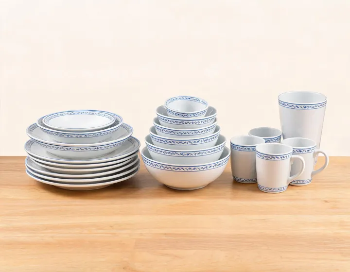 Corelle tableware catalog display